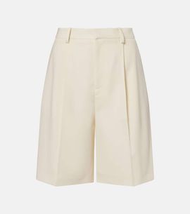 Ralph Lauren Collection Ralph Lauren Collection Minetta wool gabardine Bermuda shorts