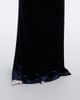 Ralph Lauren Collection Ralph Lauren Collection Nancie leather-trimmed velour gown - 5