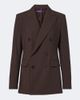 Ralph Lauren Collection Ralph Lauren Collection Pinstripe double-breasted wool blazer - 1