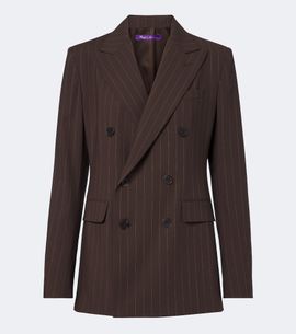 Ralph Lauren Collection Ralph Lauren Collection Pinstripe double-breasted wool blazer