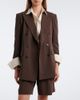 Ralph Lauren Collection Ralph Lauren Collection Pinstripe double-breasted wool blazer - 2