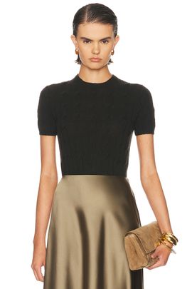 Ralph Lauren Collection Ralph Lauren Collection Short Sleeve Sweater