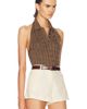 Ralph Lauren Collection Ralph Lauren Collection Sleeveless Halter Polo Sweater - 2