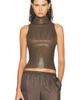 Ralph Lauren Collection Ralph Lauren Collection Sleeveless Mockneck Sweater - 1