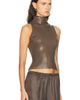 Ralph Lauren Collection Ralph Lauren Collection Sleeveless Mockneck Sweater - 2
