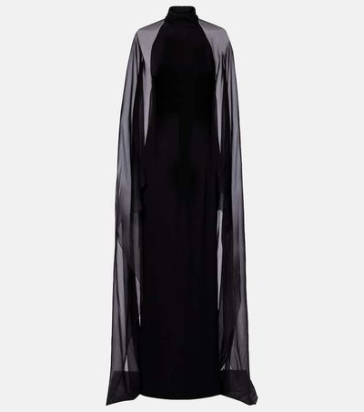 Ralph Lauren Collection Ralph Lauren Collection Tilly caped jersey gown