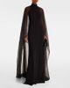 Ralph Lauren Collection Ralph Lauren Collection Tilly caped jersey gown - 2