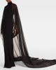 Ralph Lauren Collection Ralph Lauren Collection Tilly caped jersey gown - 7