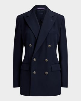 Ralph Lauren Collection Ramona Grain De Poudre Jacket