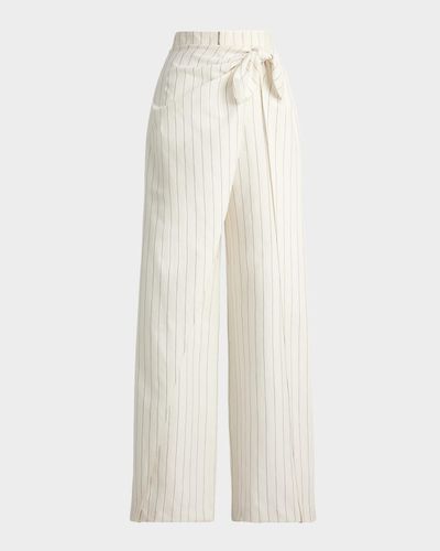 Ralph Lauren Collection Rennie Striped Washed Pants