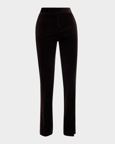 Ralph Lauren Collection Seth Stretch Velvet Pants
