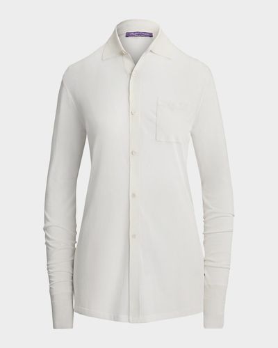 Ralph Lauren Collection Sheer Sweater Shirt