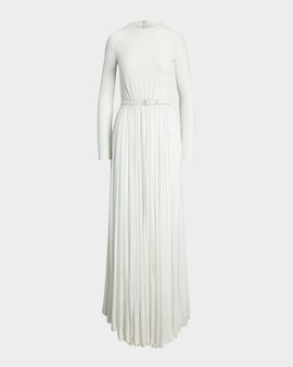 Ralph Lauren Collection Shirred Crepe Jersey Day Dress