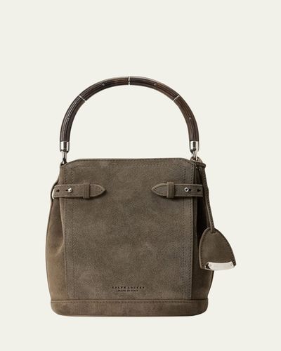 Ralph Lauren Collection The Ralph Suede Bucket Bag