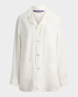 Ralph Lauren Collection Trish Linen Voile Jacket