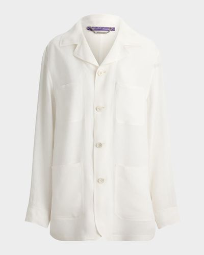 Ralph Lauren Collection Trish Linen Voile Jacket