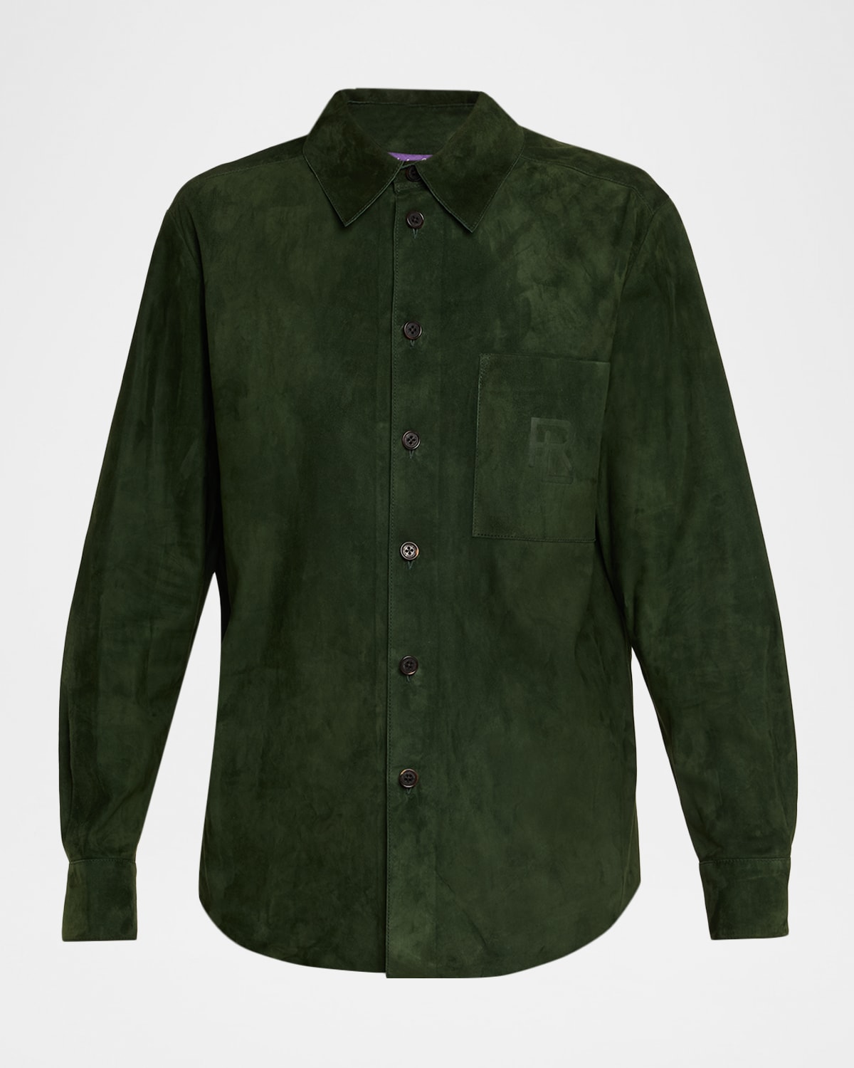 Ralph Lauren Collection Tyler Lamb-Suede Shirt