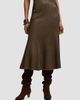 Ralph Lauren Collection Women's Adrianna Foiled Rib-Knit Sweater Skirt - 2
