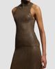 Ralph Lauren Collection Women's Adrianna Foiled Rib-Knit Sweater Skirt - 5