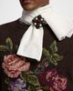 Ralph Lauren Collection Women's Antiqued Pearl & Stone Flat Brooch - 2
