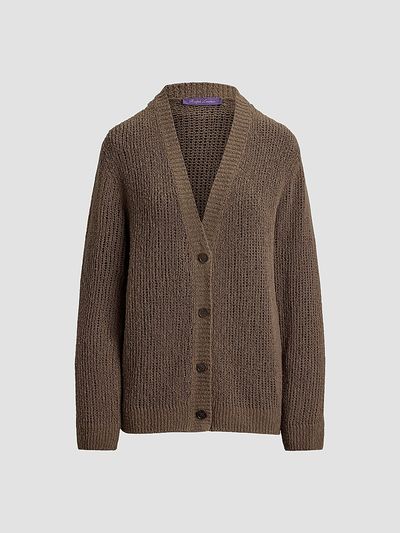 Ralph Lauren Collection Women's Bouclé Cashmere-Blend Cardigan
