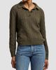 Ralph Lauren Collection Women's Cable-Knit Cashmere Polo Sweater - 3