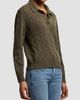 Ralph Lauren Collection Women's Cable-Knit Cashmere Polo Sweater - 4
