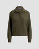 Ralph Lauren Collection Women's Cable-Knit Cashmere Polo Sweater - 8