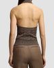 Ralph Lauren Collection Women's Cable-Knit Halter Polo Sweater - 4
