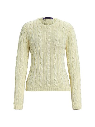 Ralph Lauren Collection Women's Cable-Knit Silk Sweater