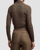 Ralph Lauren Collection Women's Cable-Knit Stretch Silk Sweater - 5
