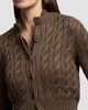 Ralph Lauren Collection Women's Cable-Knit Stretch Silk Sweater - 6