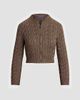 Ralph Lauren Collection Women's Cable-Knit Stretch Silk Sweater - 7