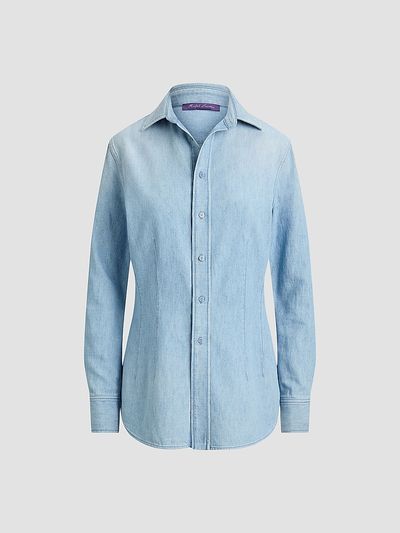 Ralph Lauren Collection Women's Callie Denim Button-Front Shirt