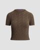 Ralph Lauren Collection Women's Cashmere Cable-Knit Top - 1