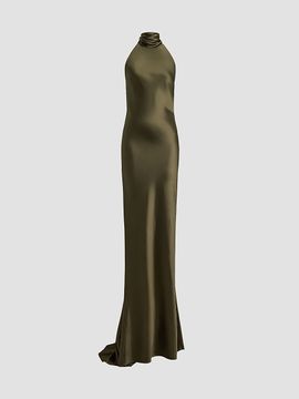 Ralph Lauren Collection Women's Chilton Satin Evening Dress