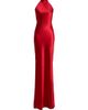 Ralph Lauren Collection Women's Chilton Stretch-Satin Halter Gown - 1