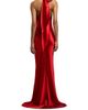 Ralph Lauren Collection Women's Chilton Stretch-Satin Halter Gown - 4