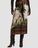 Ralph Lauren Collection Women's Debbie Silk Scenic Midi Skirt - 4