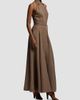 Ralph Lauren Collection Women's Eldred Linen Day Dress - 4