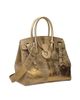 Ralph Lauren Collection Women's Extra-Soft Ricky 33 Calf Hair & Foiled Leather Top Handle Bag - 5