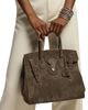Ralph Lauren Collection Women's Extra-Soft Ricky 33 Suede Top Handle Bag - 2