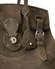 Ralph Lauren Collection Women's Extra-Soft Ricky 33 Suede Top Handle Bag - 8