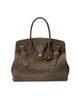 Ralph Lauren Collection Women's Extra-Soft Ricky 33 Suede Top Handle Bag - 9