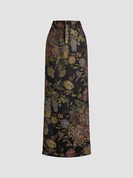 Ralph Lauren Collection Women's Fontaine Tapestry Jacquard Maxi Skirt