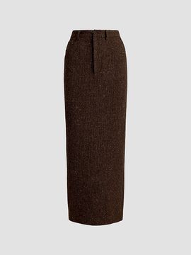 Ralph Lauren Collection Women's Fontaine Textured Tweed Pencil Skirt