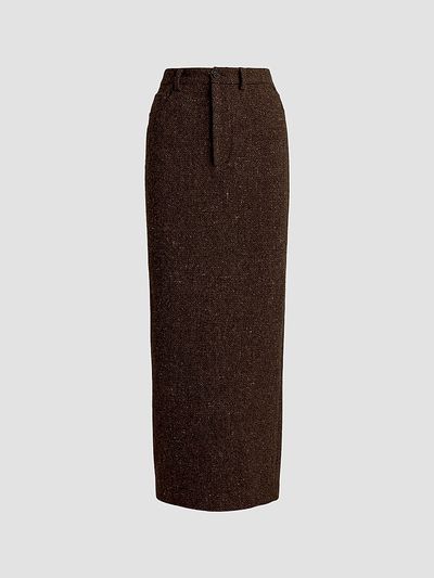 Ralph Lauren Collection Women's Fontaine Textured Tweed Pencil Skirt