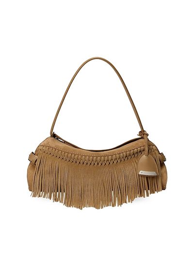 Ralph Lauren Collection Women's Fringed Suede Shoulder Bag