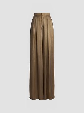 Ralph Lauren Collection Women's Greer Lamé Pleated Pants
