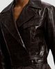 Ralph Lauren Collection Women's Jaxson Croc-Embossed Leather Moto Jacket - 5